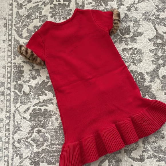 ⭐️HOST PICK⭐️ 4T knit red leopard print dress with matching purse - Picture 6 of 6